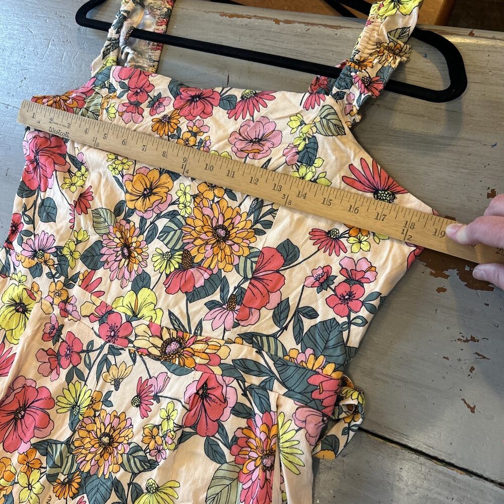 Baltic Born Gemma Wide Leg Jumpsuit in Multi Floral Boho Sz XL Milkmaid Cottage - Picture 7 of 13